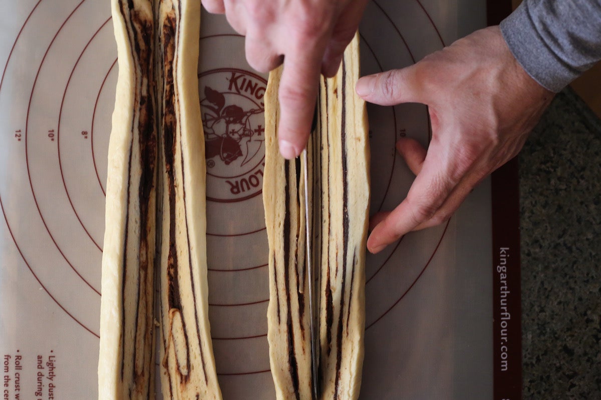 Shaping Babka via @kingarthurflour