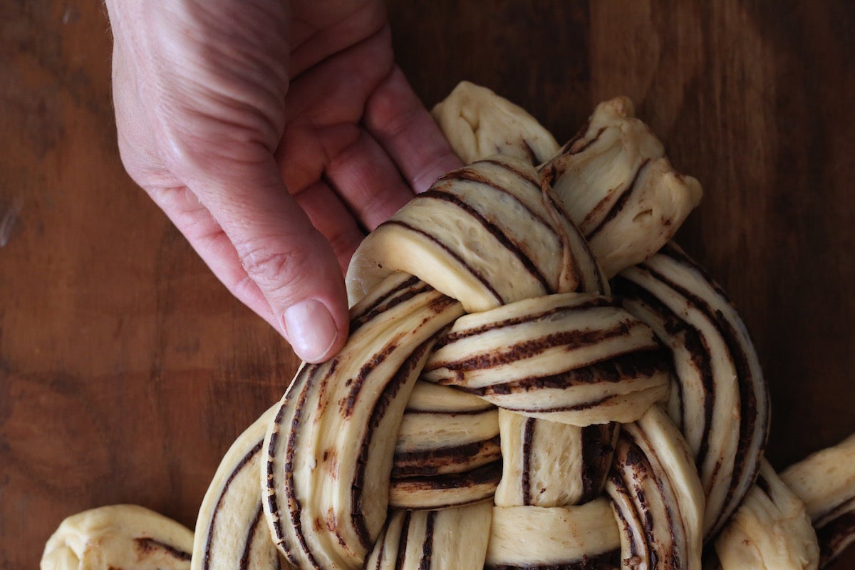 Shaping Babka via @kingarthurflour