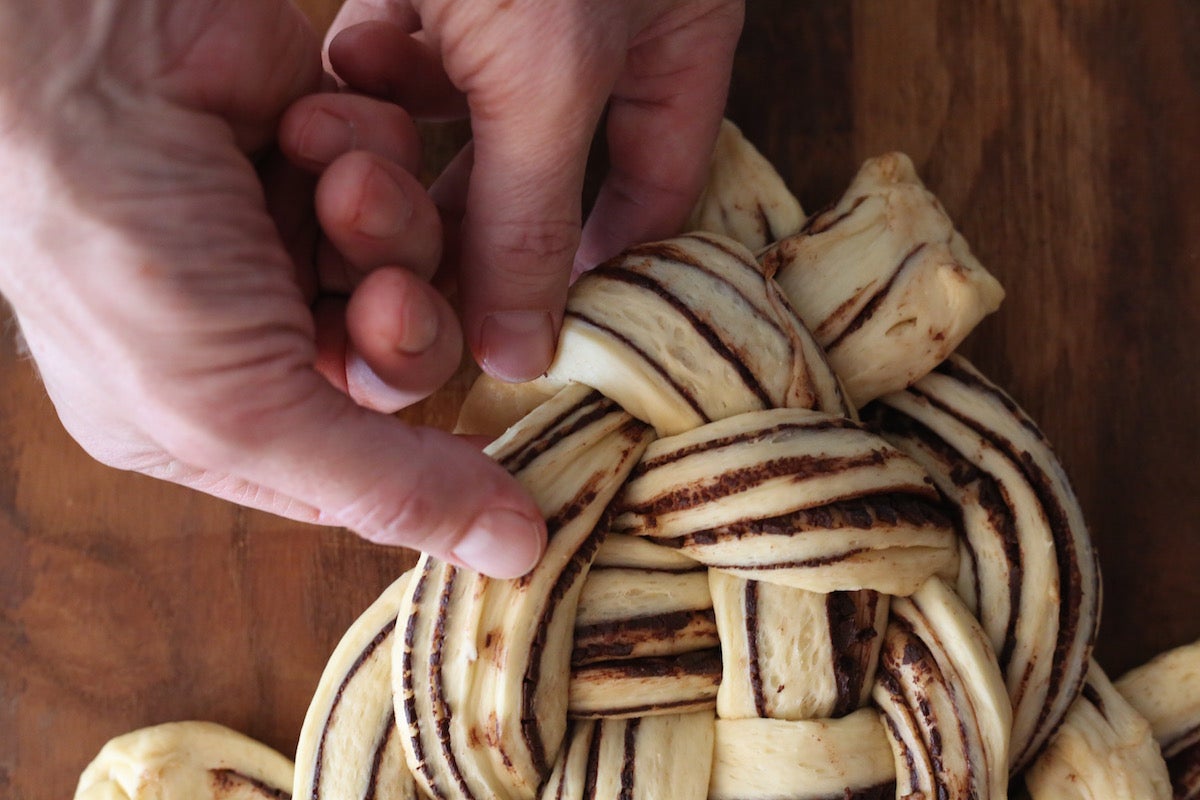 Shaping Babka via @kingarthurflour