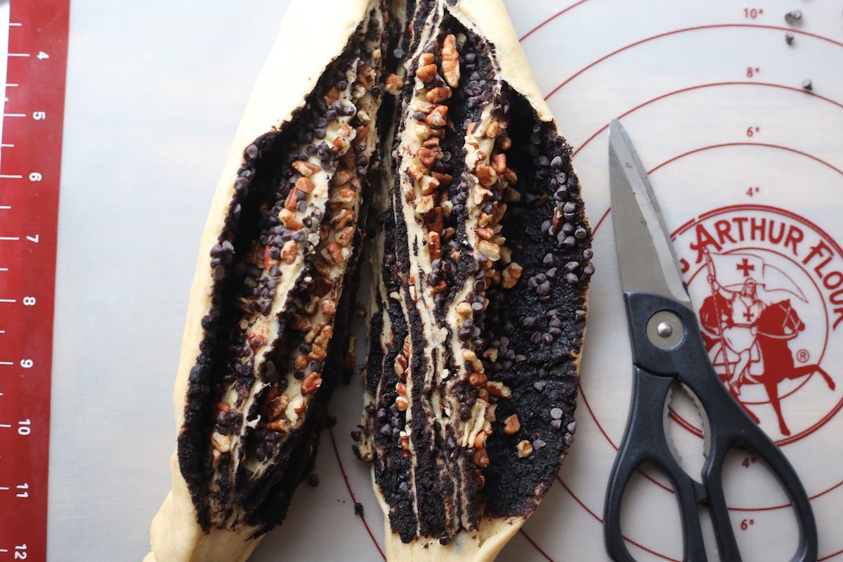 Shaping Babka via @kingarthurflour