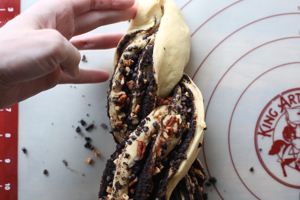 Shaping Babka via @kingarthurflour