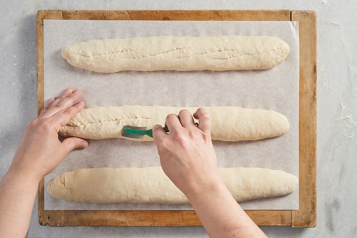 Classic Baguettes Bakealong via @kingarthurflour