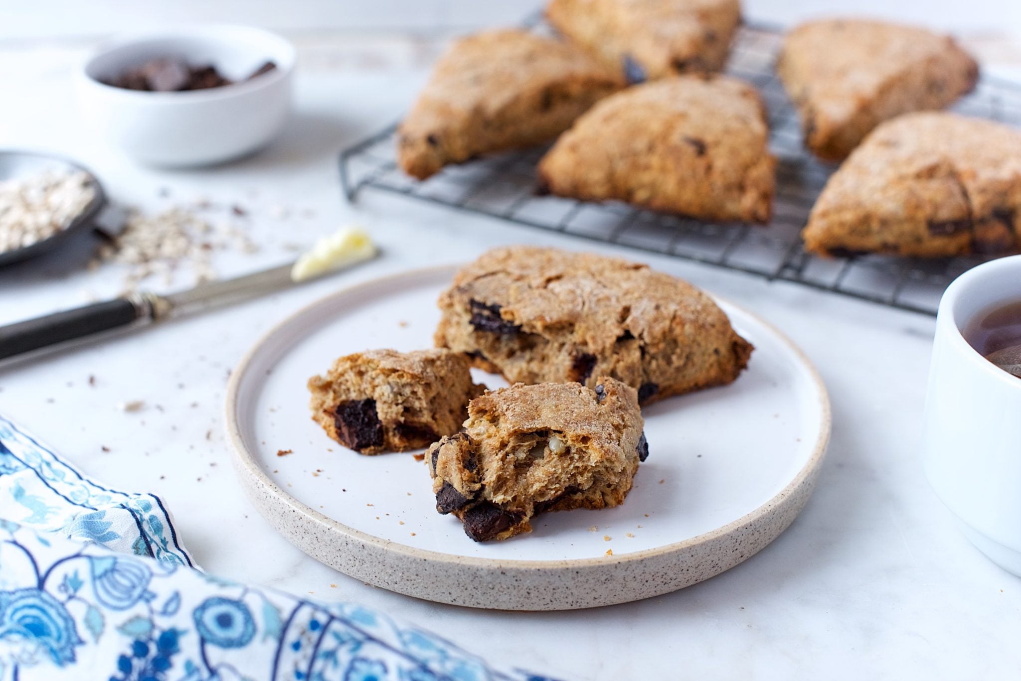 Fresh-milled spelt scones via @kingarthurflour