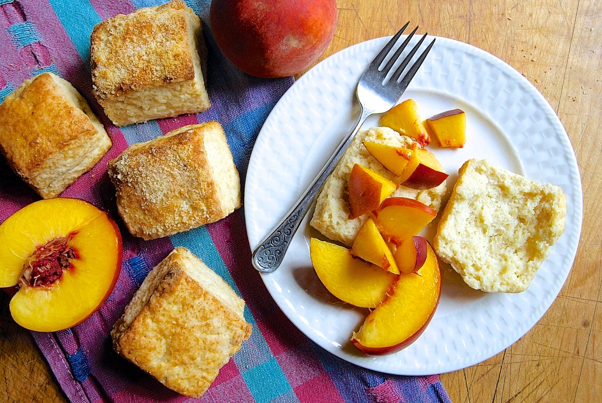 Almond Flour Shortcakes via @kingarthurflour