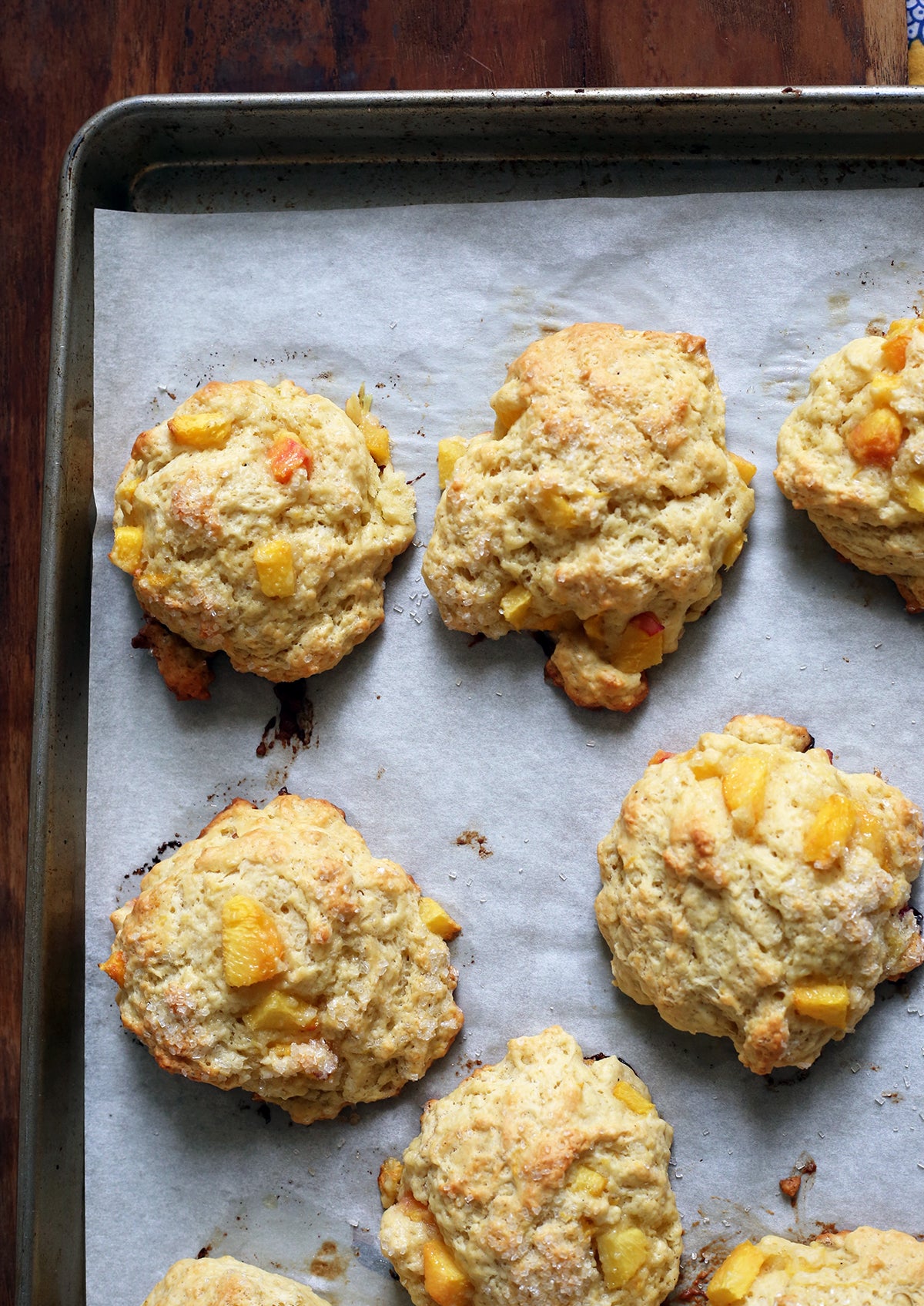 Summer fruit scones via @kingarthurflour