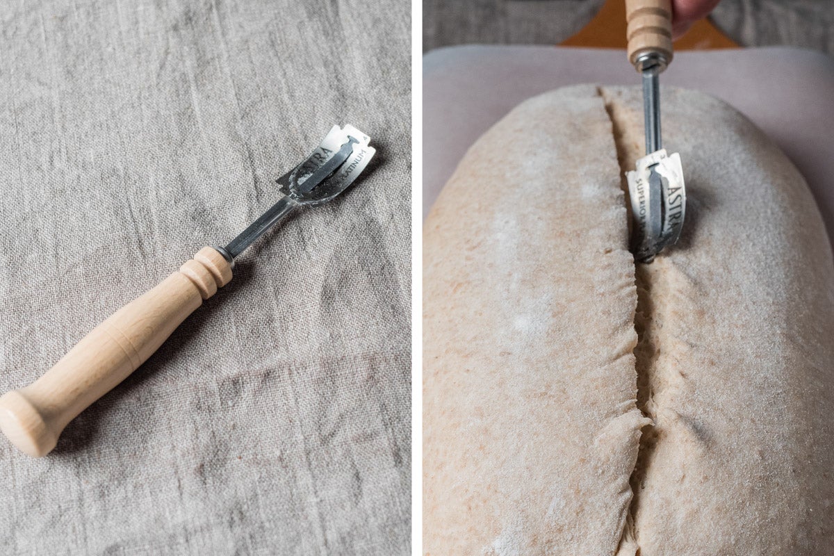 How to score bread dough