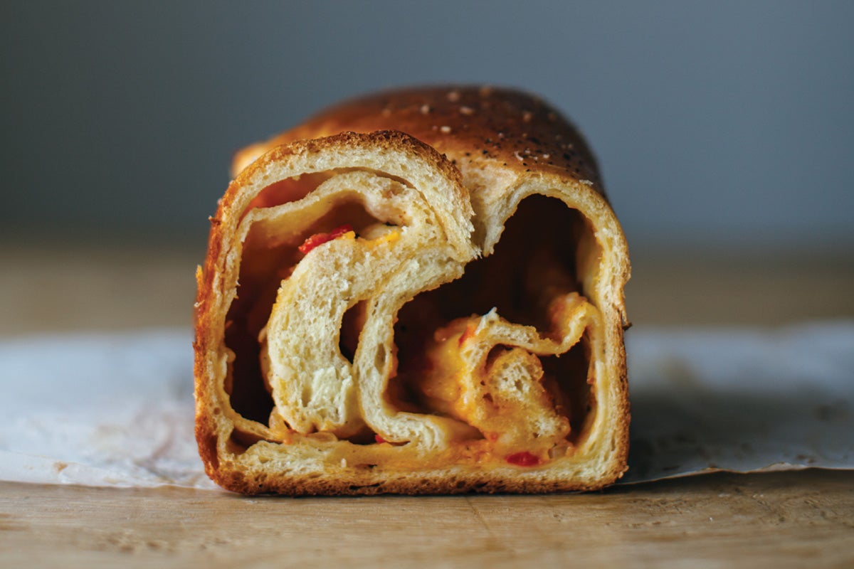 pimento cheese babka via @kingarthurflour