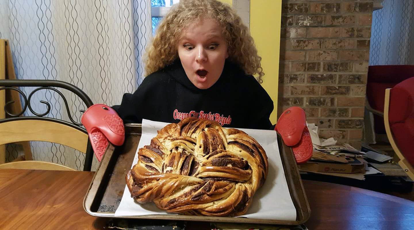 Bakealong Babka via @kingarthurflour