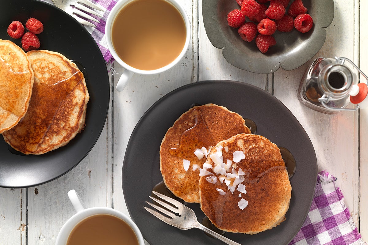 quinoa pancakes via @kingarthurflour