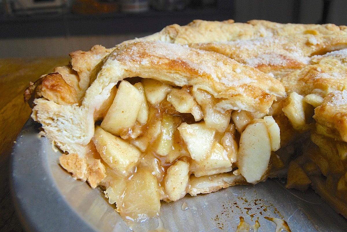 How to Prevent the Gap in Pie Crust via @kingarthurflour