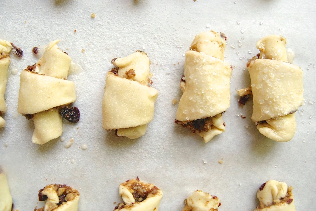 Rugelach Bakealong via @kingarthurflour