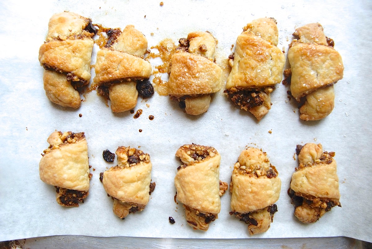 Rugelach Bakealong via @kingarthurflour