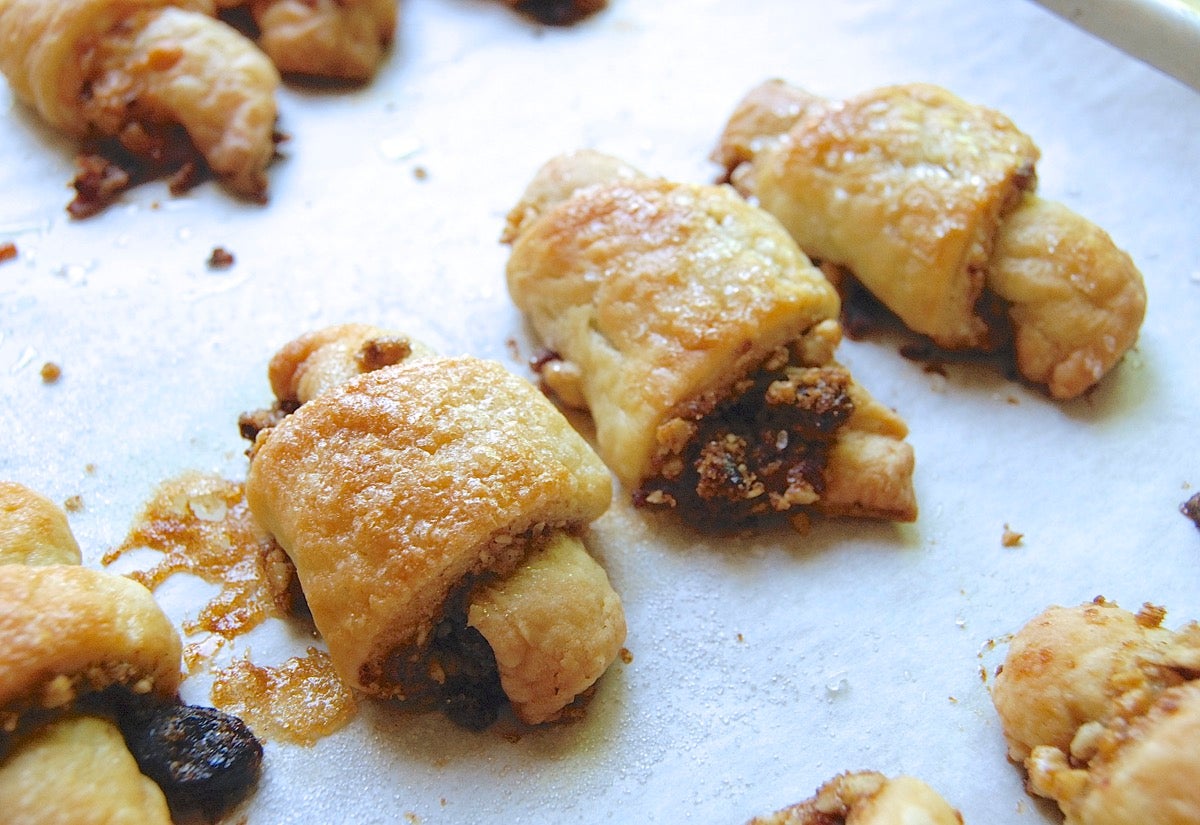 Rugelach Bakealong via @kingarthurflour