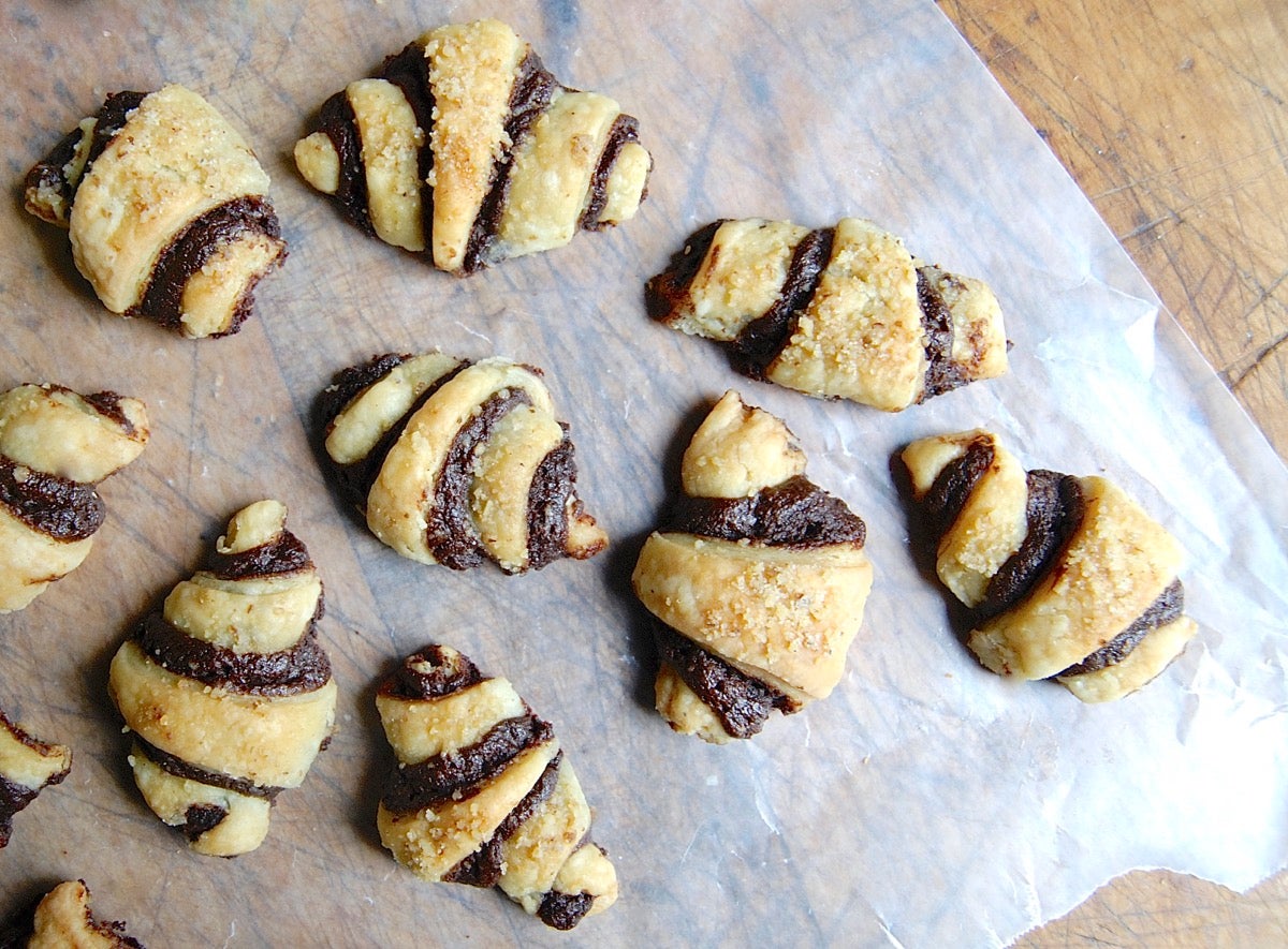 Rugelach Bakealong via @kingarthurflour