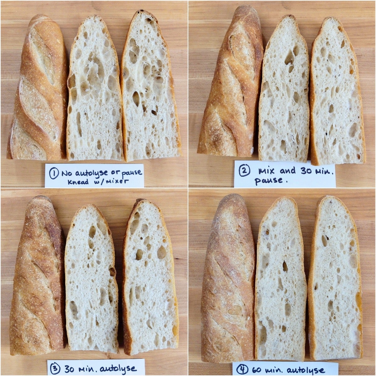 Using the autolyse method via @kingarthurflour