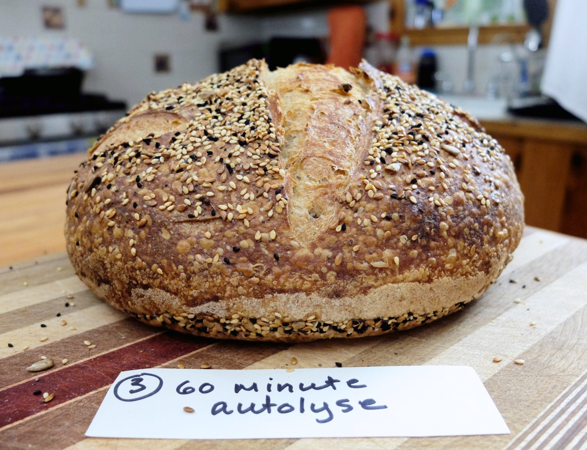 Using the autolyse method via @kingarthurflour