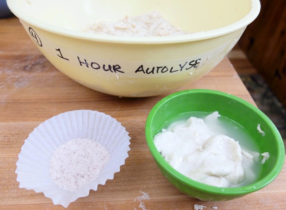 Using the autolyse method via @kingarthurflour