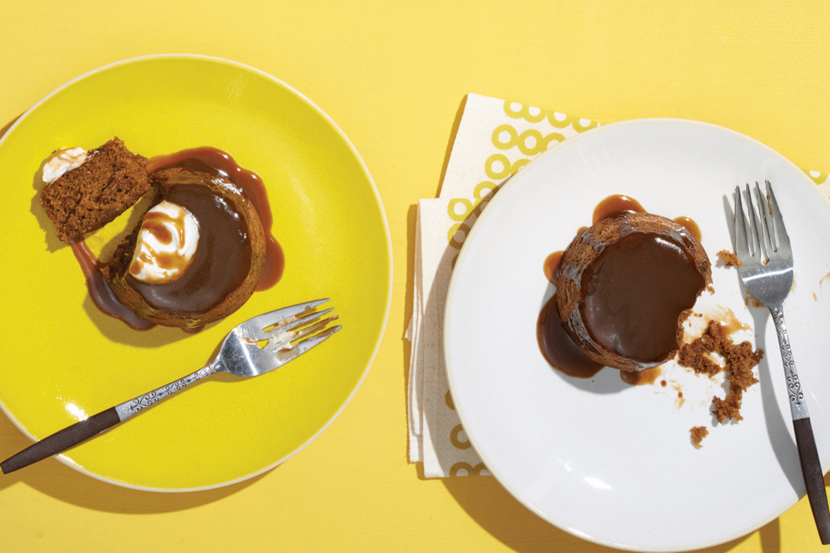 sticky toffee pudding via @kingarthurflour