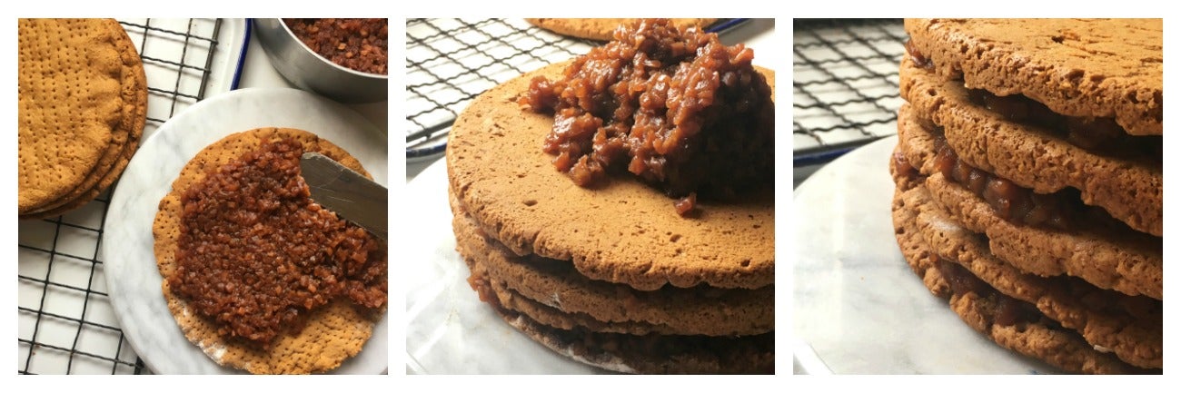 Appalachian stack Cake via @kingarthurflour