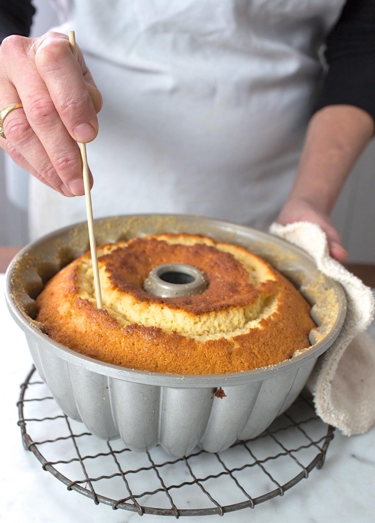 Caribbean Rum Cake via @kingarthurflour