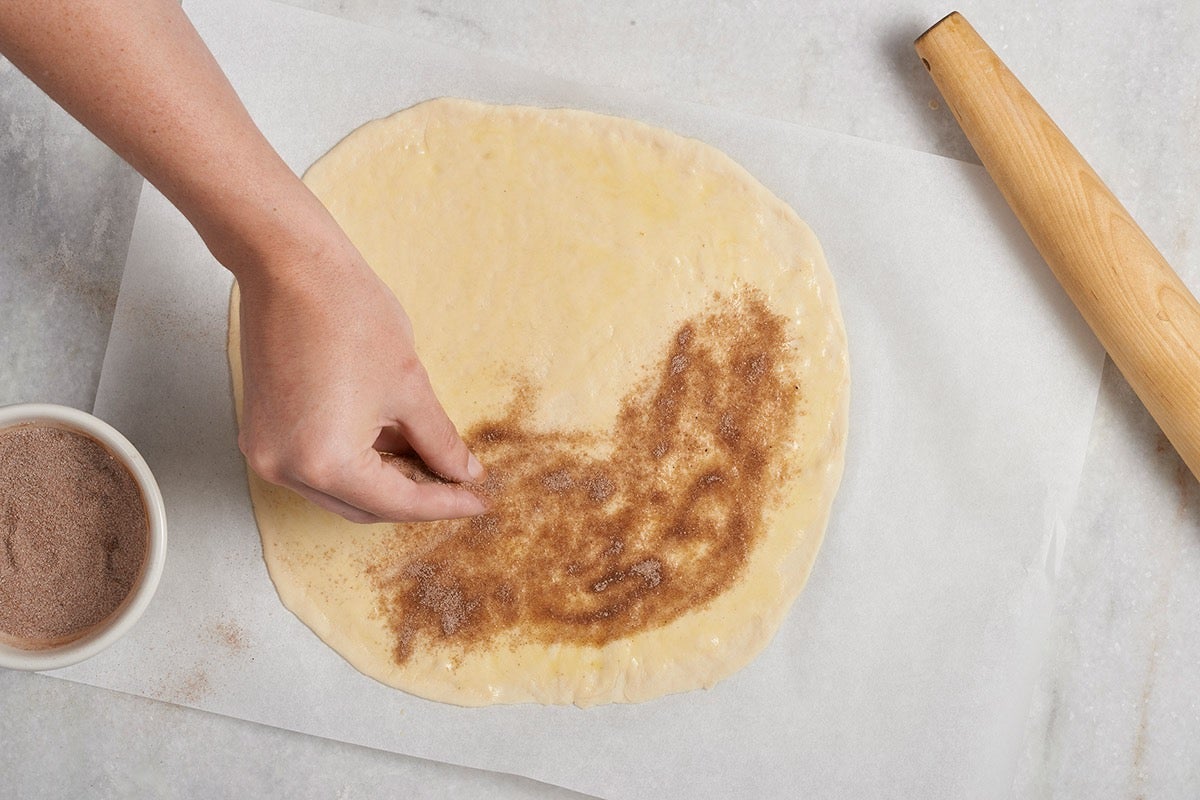 Cinnamon Star Bread Bakealong via @kingarthurflour