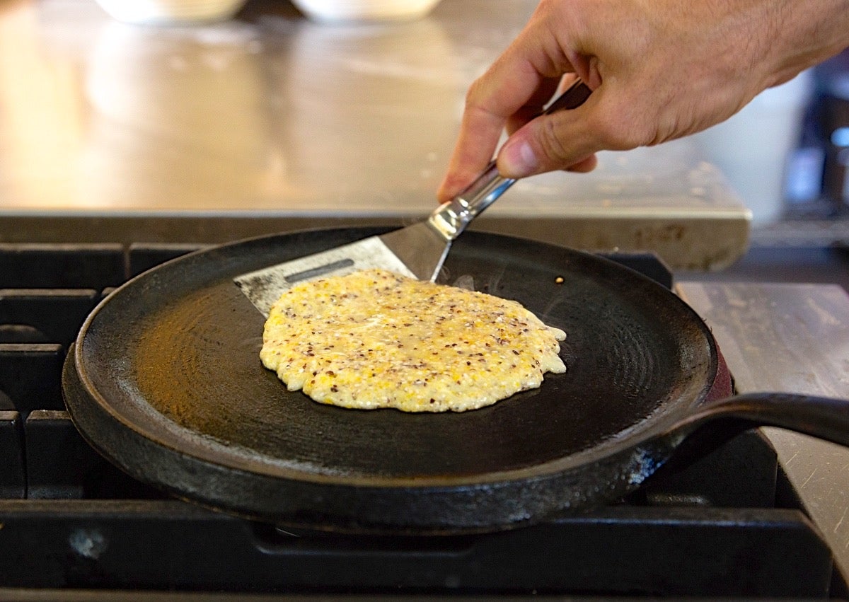 Hoecakes via @kingarthurflour