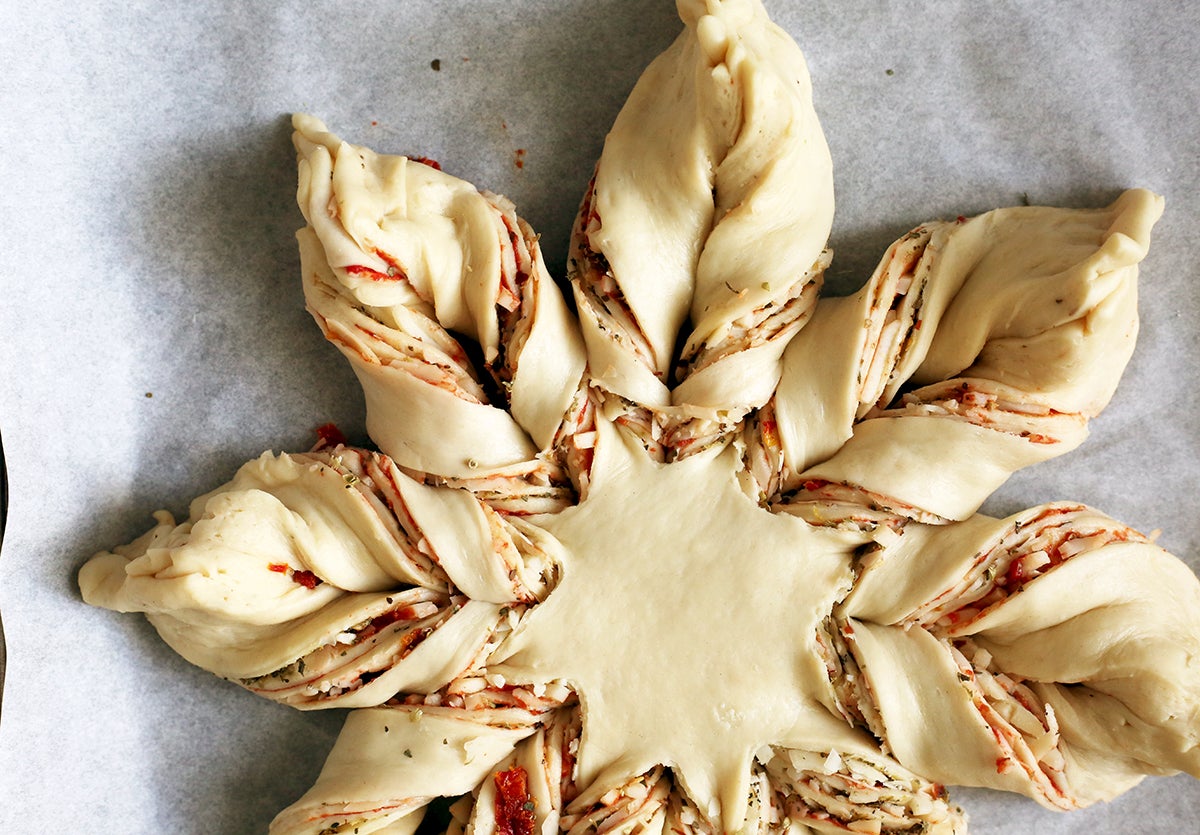 Savory Star Bread via @kingarthurflour