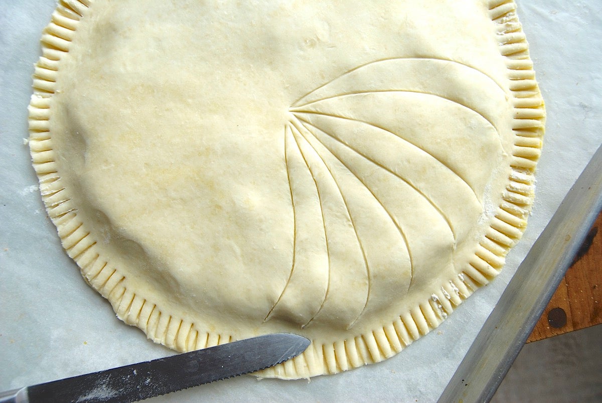 How to Make Almond Galette via @kingarthurflour