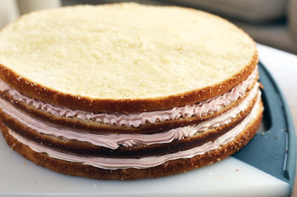 Cosmopolitan cake via @kingarthurflour