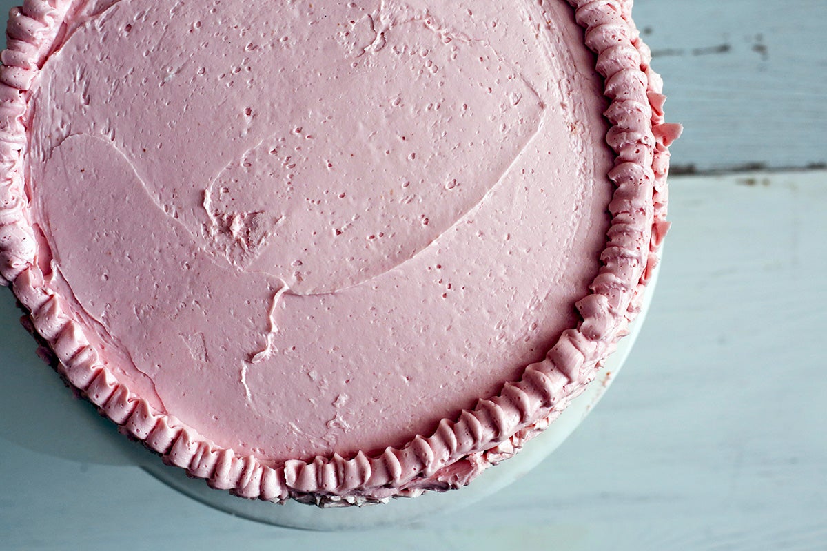 Cosmopolitan cake via @kingarthurflour