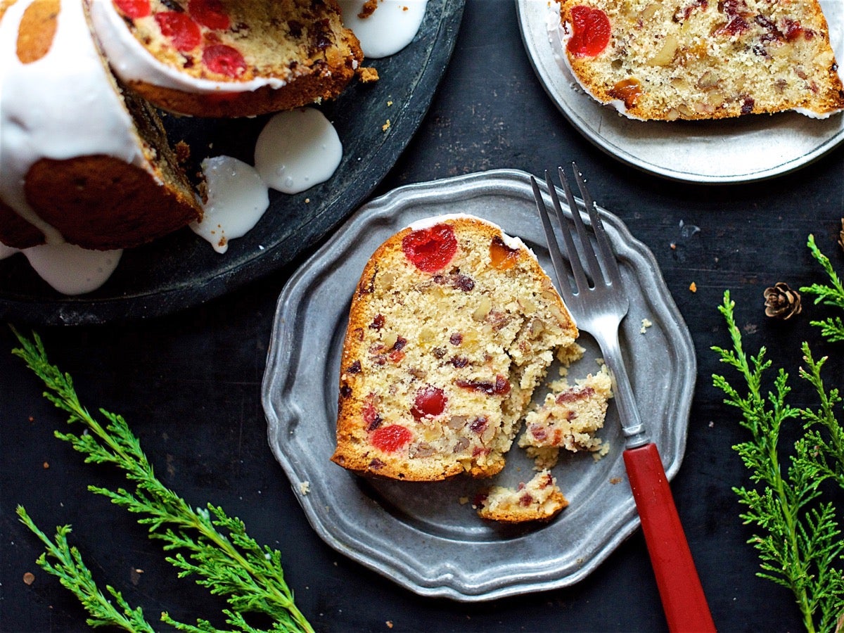 Fruit Cake Bundt via @kingarthurflour