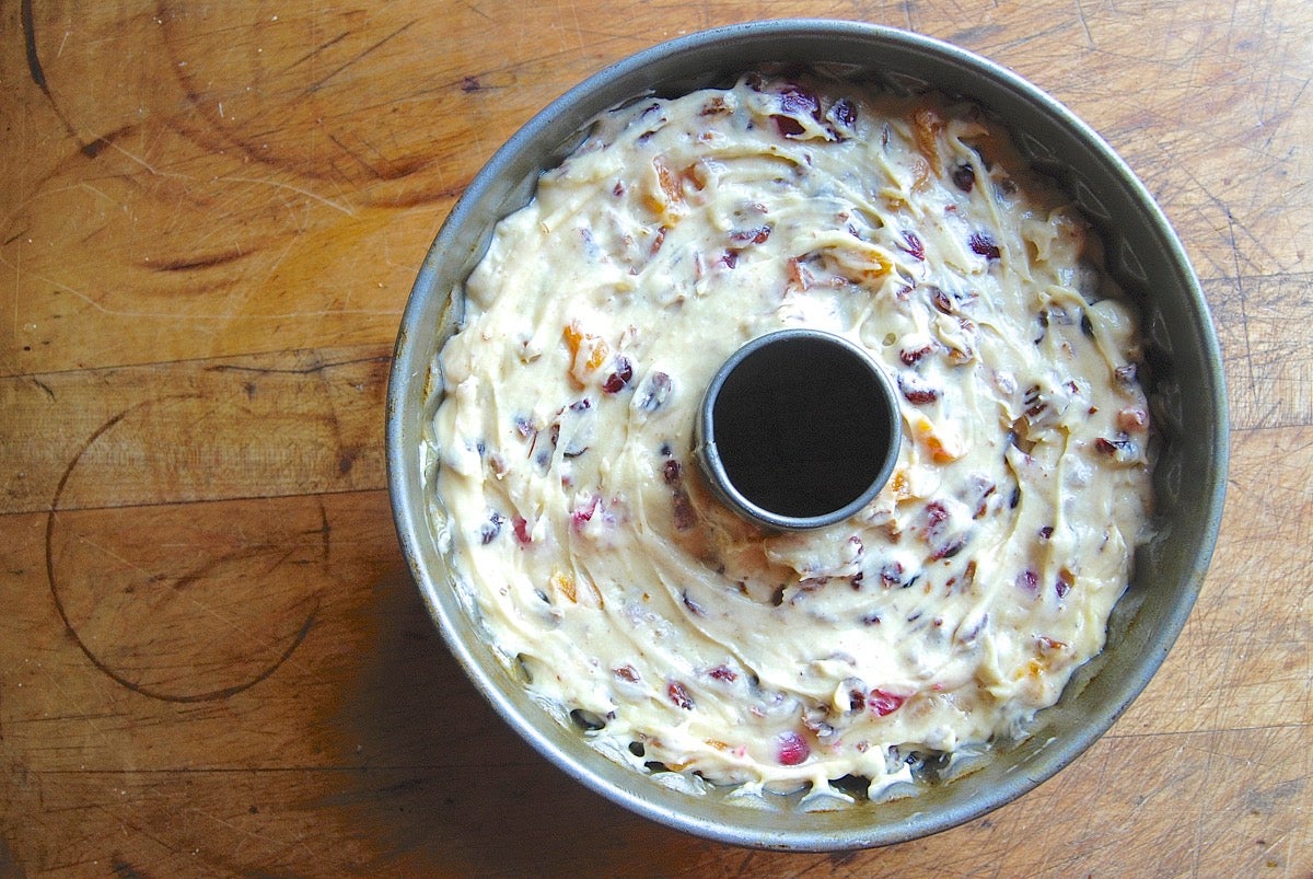 Fruit Cake Bundt via @kingarthurflour