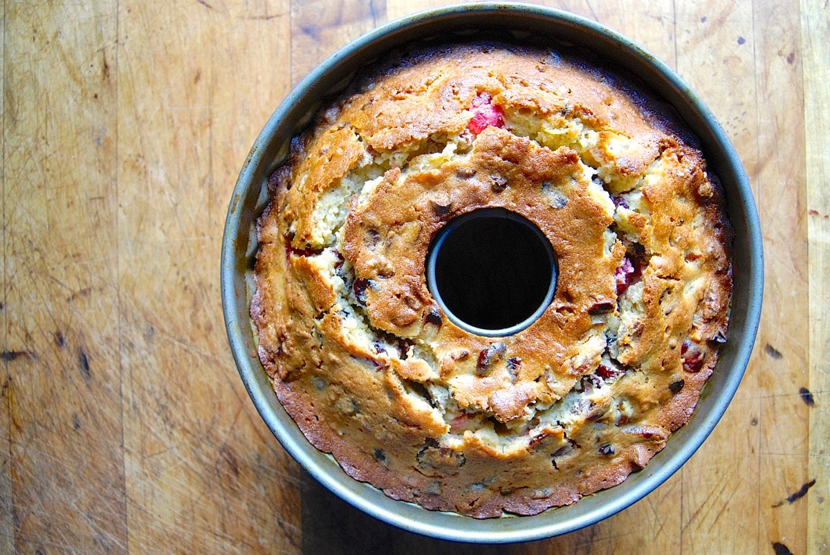 Fruit Cake Bundt via @kingarthurflour