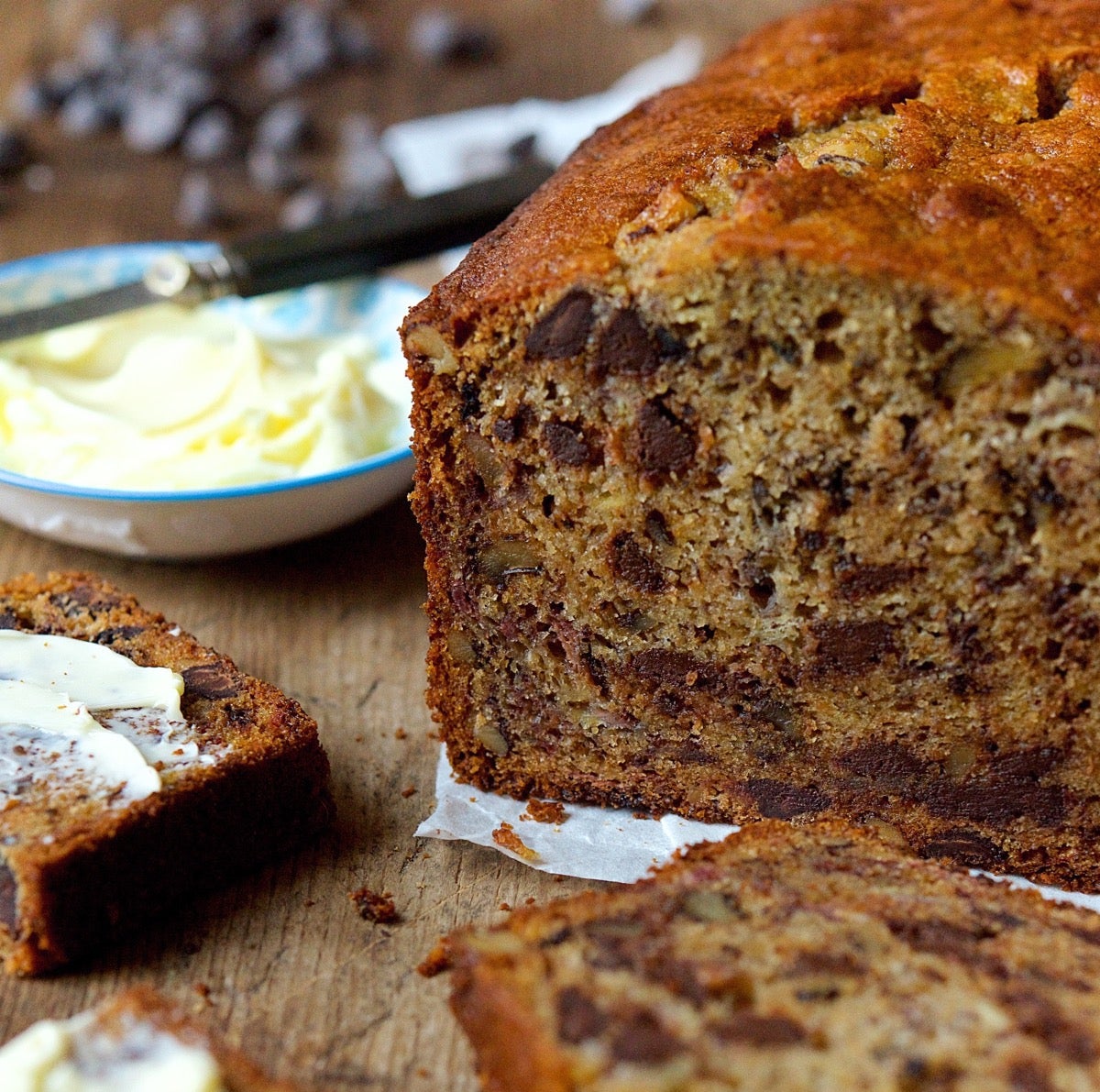 Whole-Grain Banana Bread via @kingarthurflour