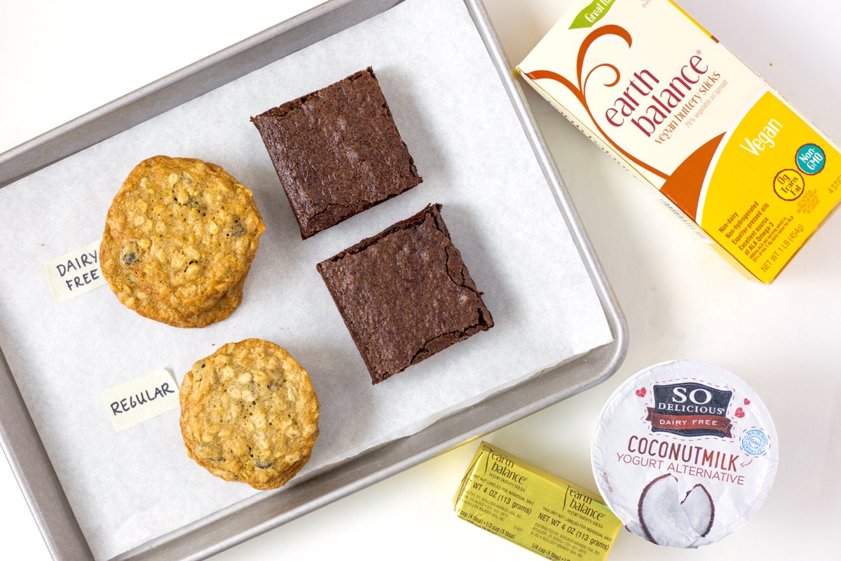 Dairy-free cookies and brownies via @kingarthurflour