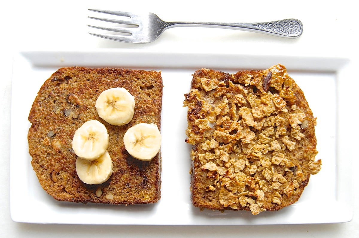 Banana Bread for Breakfast via @kingarthurflour