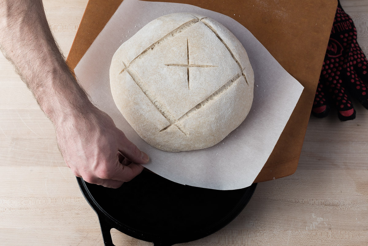 Transferring Bread Dough via @kingarthurflour