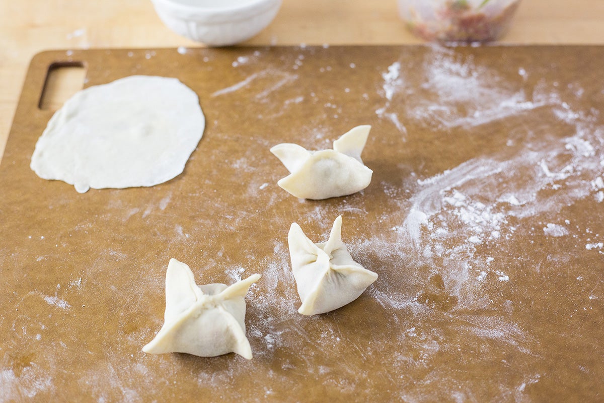 Shaping Asian Dumplings via @kingarthurflour