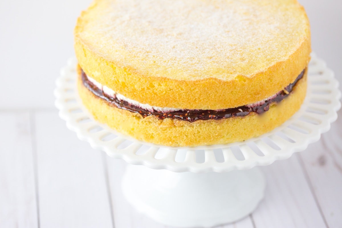 Victoria Sandwich Cake via @kingarthurflour