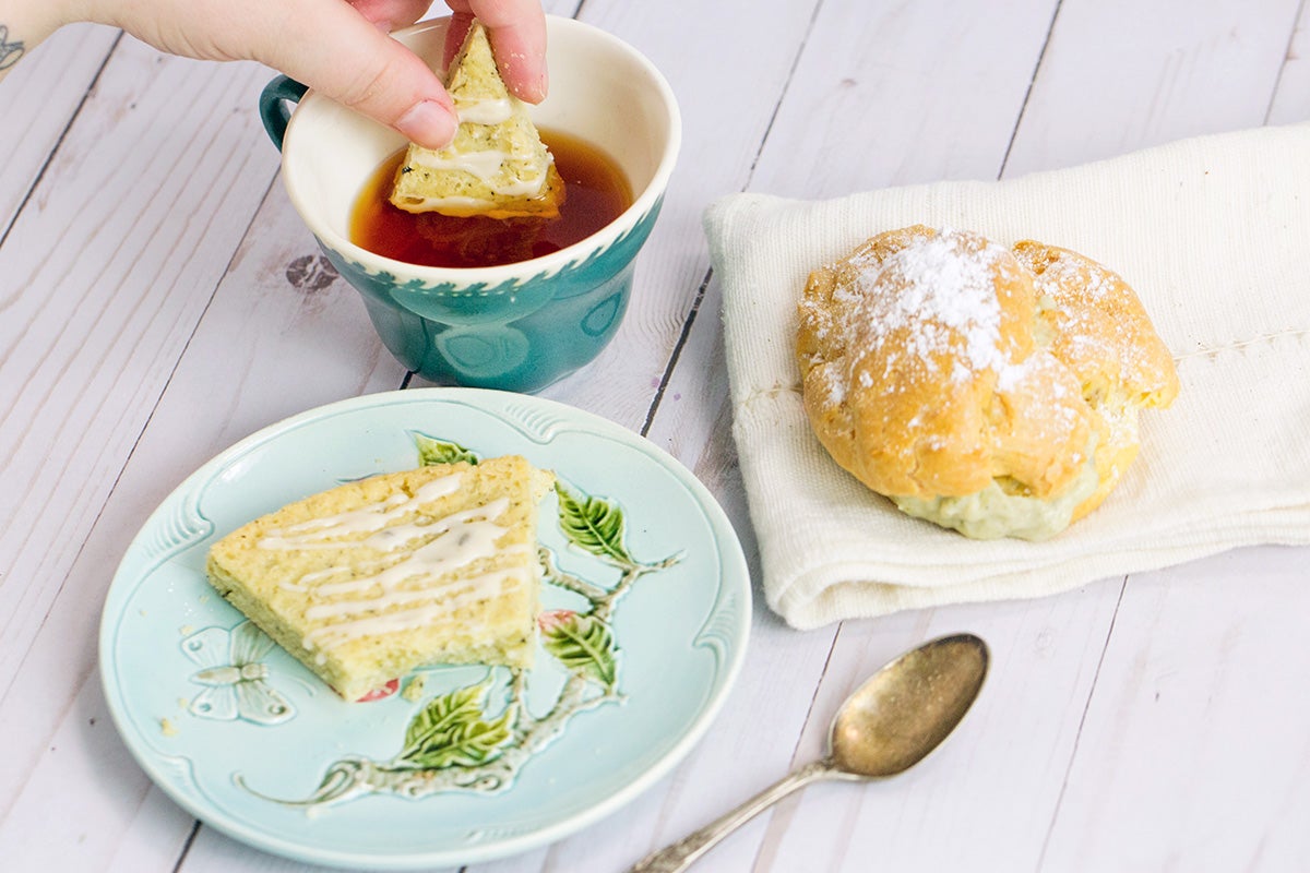 Baking With Tea via@kingarthurflour