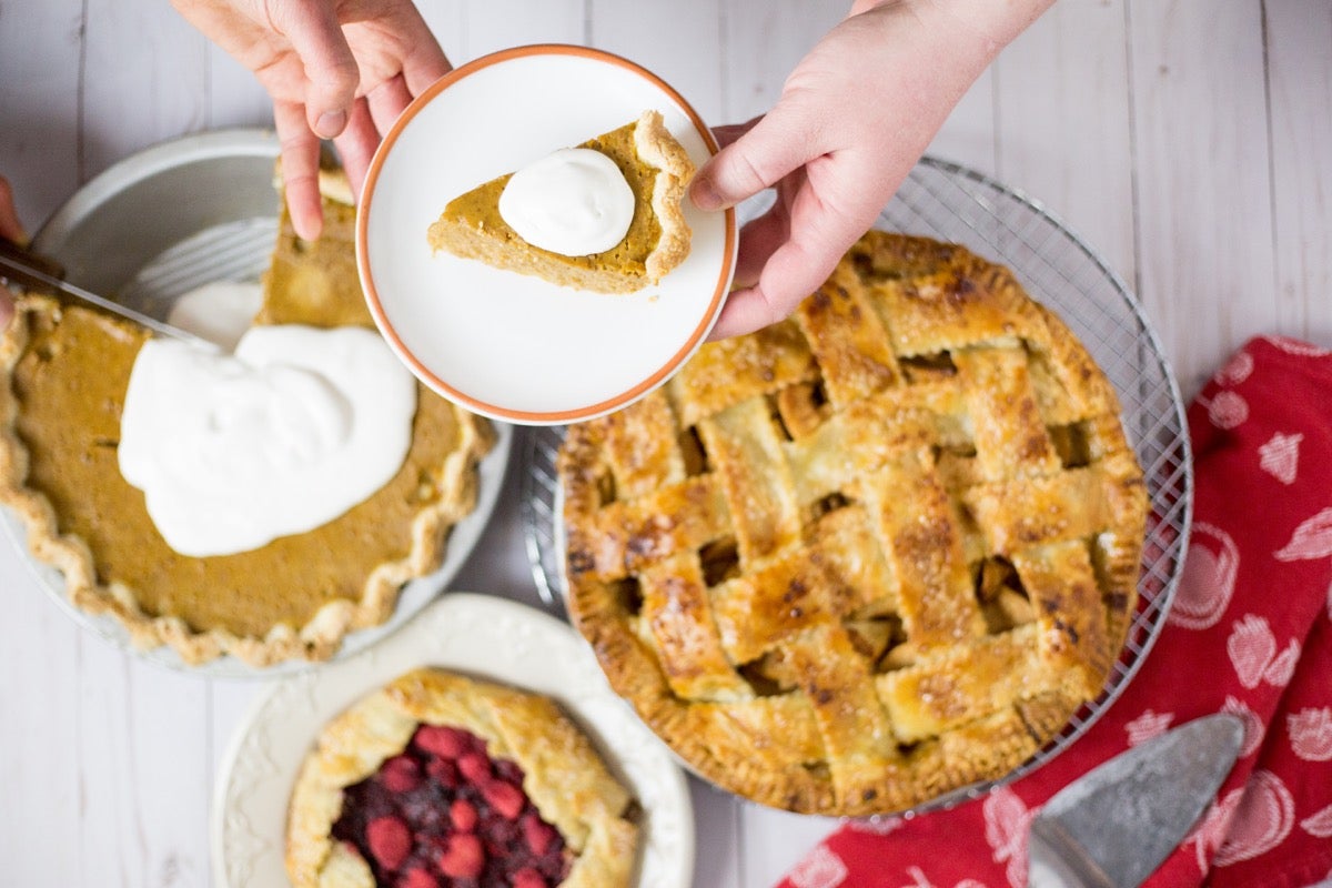 Dairy-free pie via @kingarthurflour