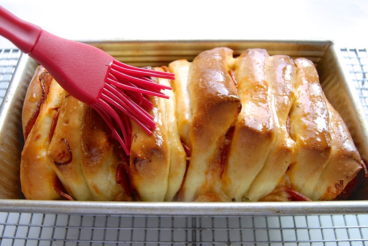 Butterflake Herb Loaf Transformed via @kingarthurflour