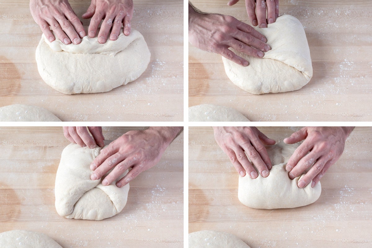 Shaping a Boule via @kingarthurflour