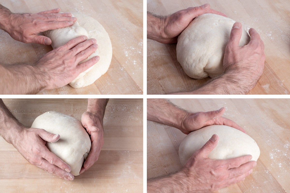 Shaping a Boule via @kingarthurflour