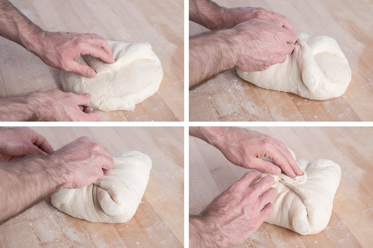 Shaping a Boule via @kingarthurflour