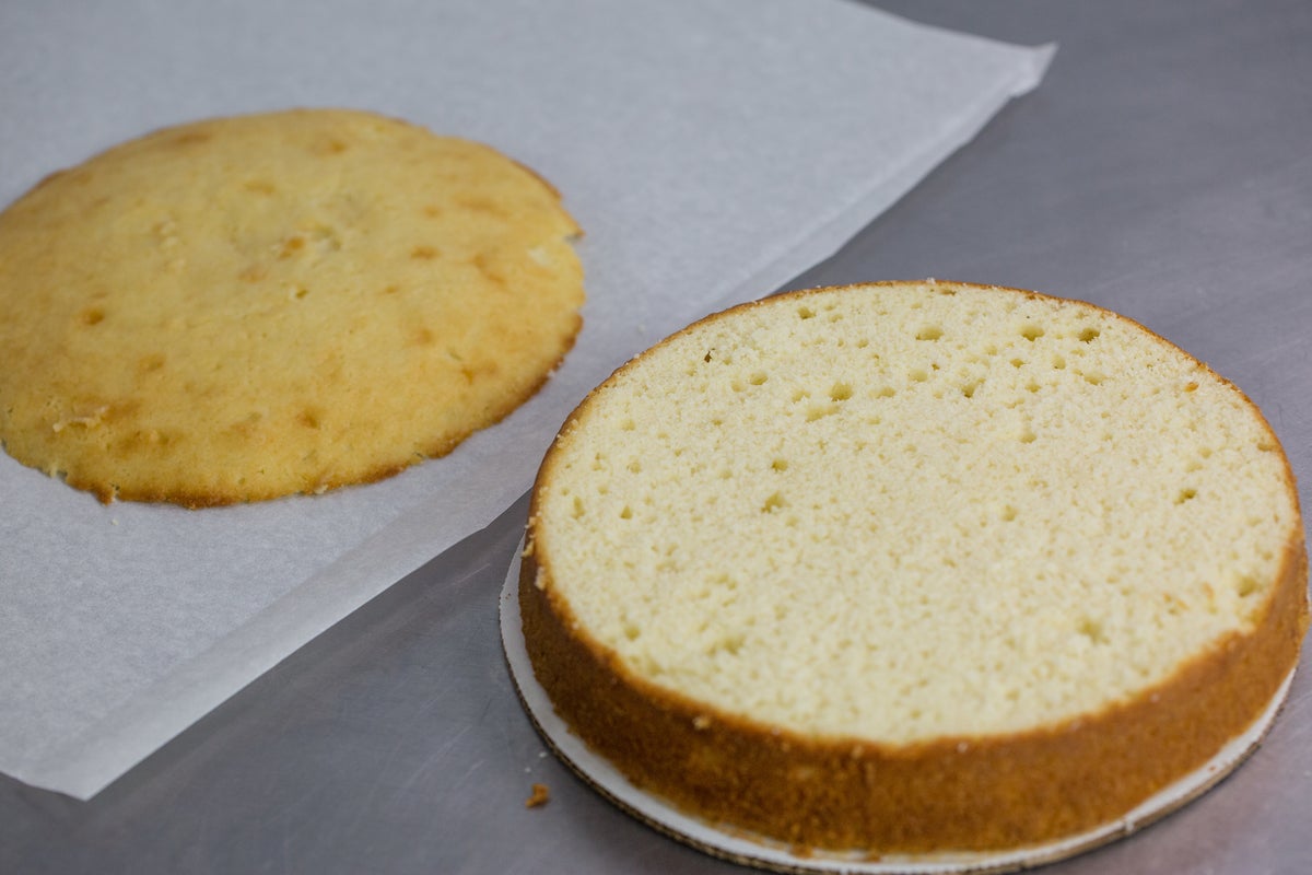 white cake via @kingarthurflour