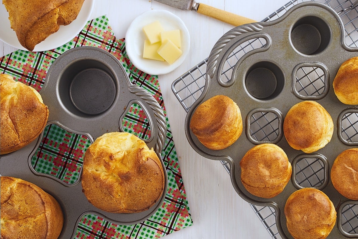 Popovers via @kingarthurflour