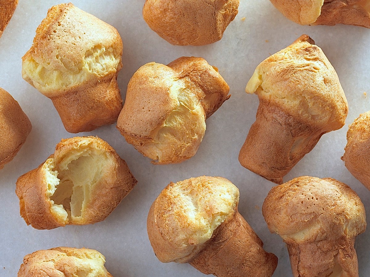 Popovers via @kingarthurflour