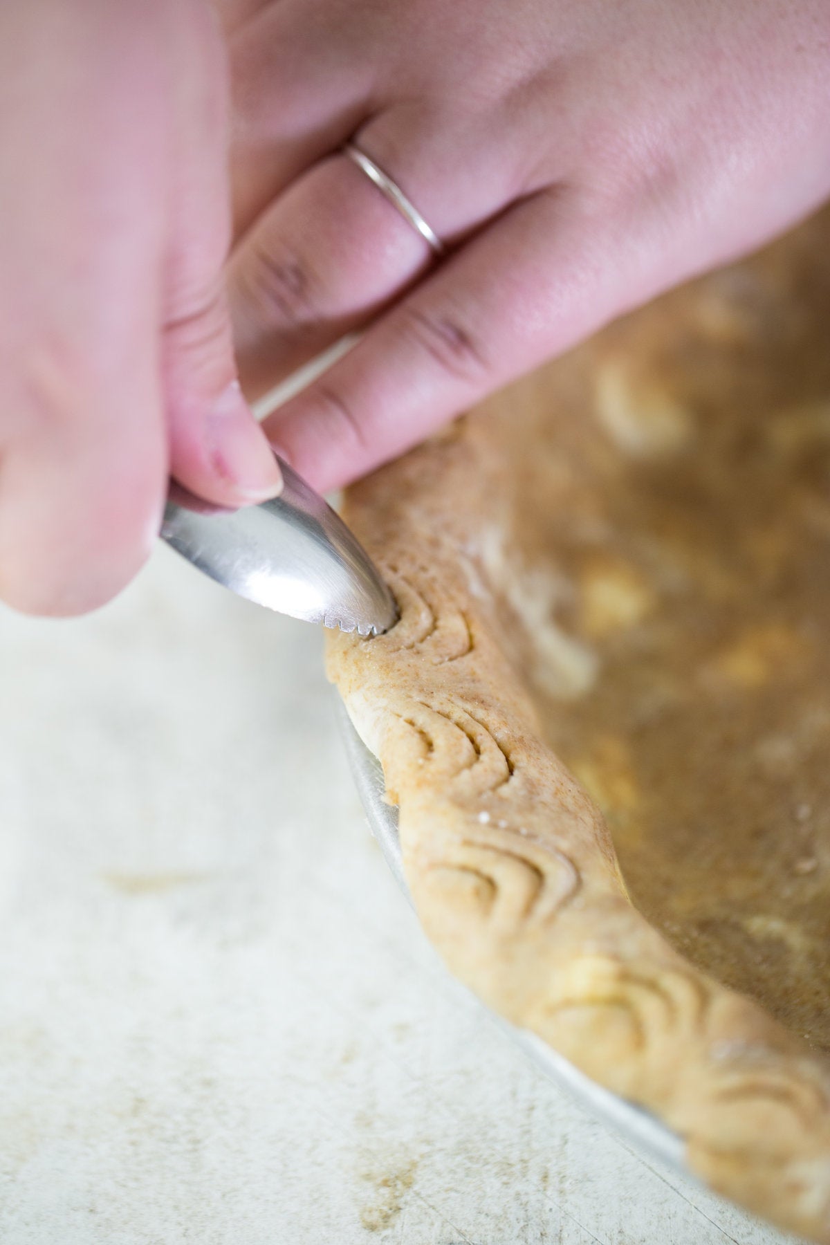 Fun ways to crimp pie crust via @kingarthurflour