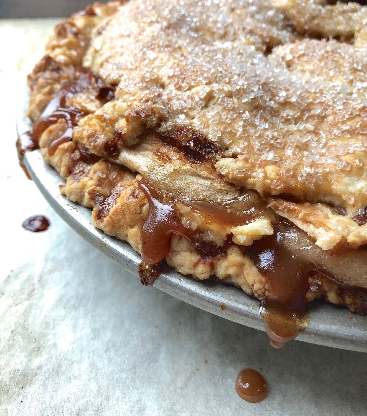 How to prevent runny apple pie via @kingarthurflour